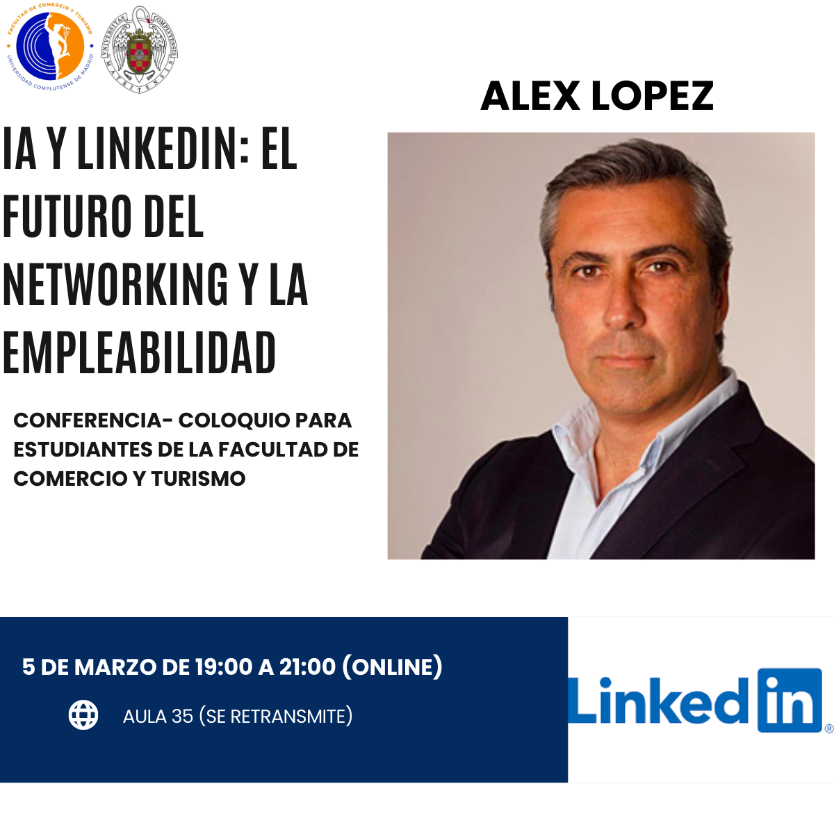 SEMINARIO LINKEDIN Y LA IA: EL FUTURO DE LA EMPLEABILIDAD 